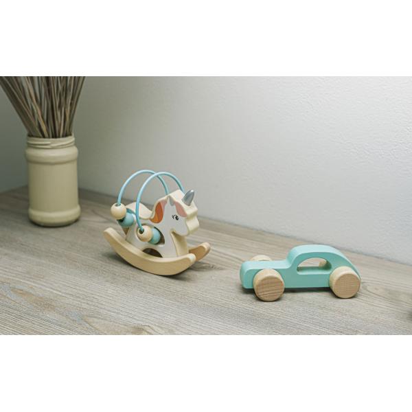 Dřevěné sportovní autíčko, Mint