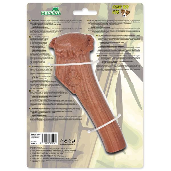 Hračka Mr. Dental žvýkací bambone paroh slanina M