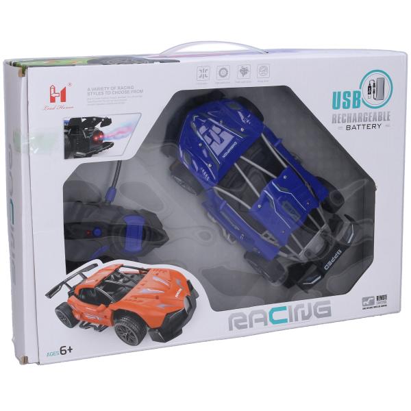 Auto závodní kouřové RC na dálkové ovládání 22 cm