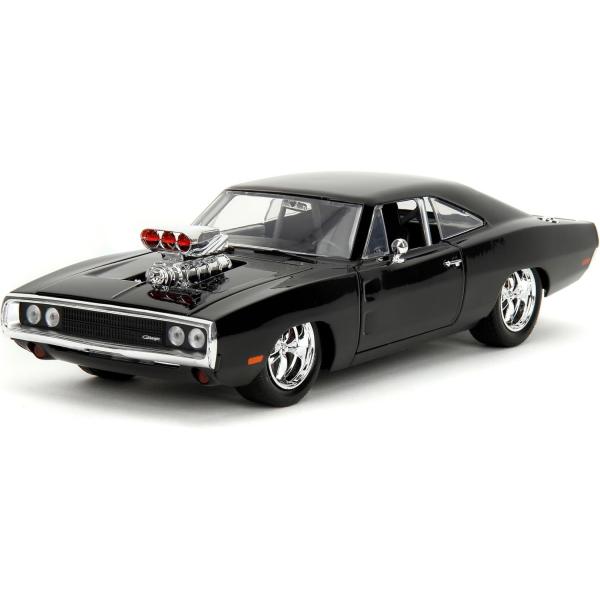 Rychle a zběsile auto 1970 Dodge Charger 1:24 + figurka Dominic Toretto