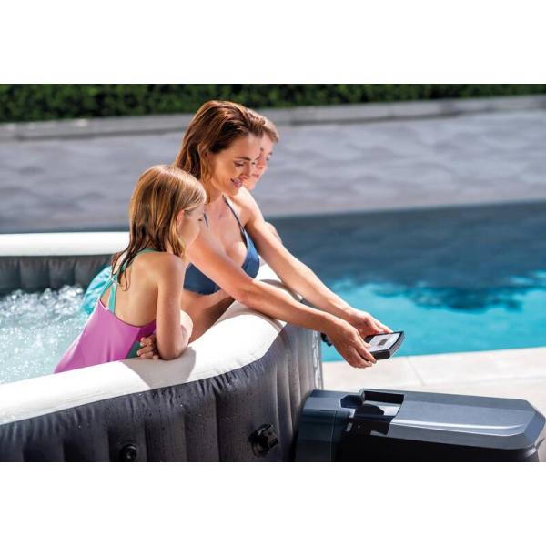 Vířivý bazén INTEX 28462 Pure Spa 86 Octagon Bubble Jet systém slané vody (obrázek 4)