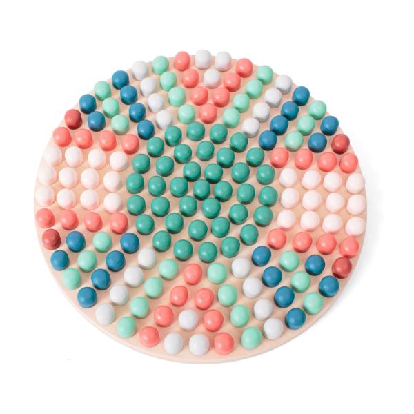 BS Toys Mozaika s dřevěnými kolíčky