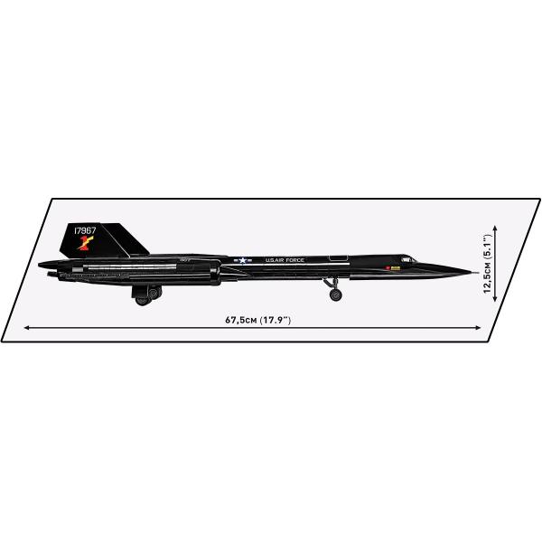 Cobi Lockheed SR-71 Blackbird, 1:48, 1330 k, 1 f