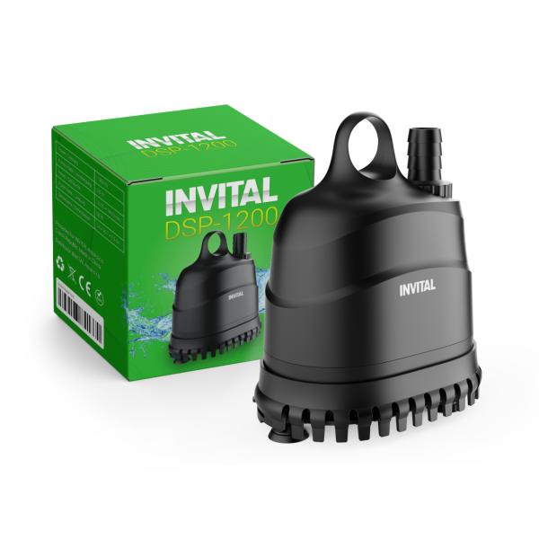 INVITAL čerpadlo se spodním nasáváním 1200 l/h 1,8m