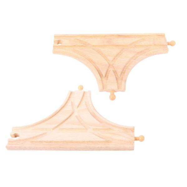 Bigjigs Rail T výhybka 2ks