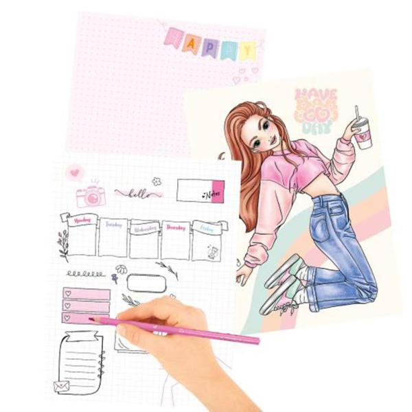 Top Model Kreativní omalovánka s rozsvítitelným kolem štěstí