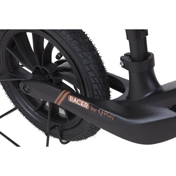 QPLAY Odrážadlo Racer air (Titanium) Čierna/ Hnedá, vek 3 - 6 rokov, do 30 kg (obrázek 10)