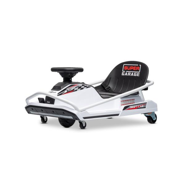 Beneo Motors driftovacia Motokára 24V, biela, 300W Bezkartáčový Motor, Lítiová batéria, Dr