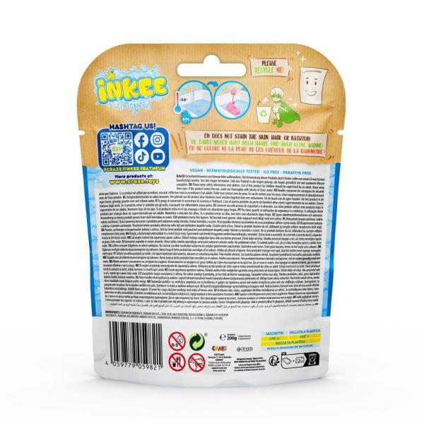 INKEE – Bombička do kúpeľa – Galupy Jednorožec farby 4 ks balení