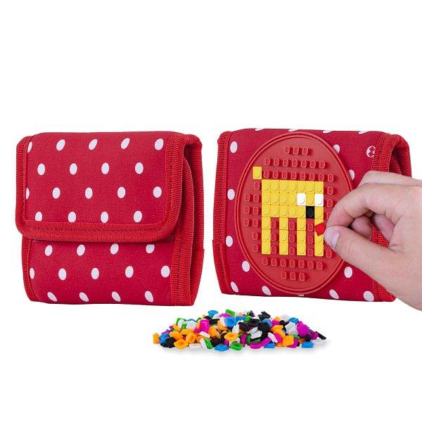 PIXIE CREW peněženka červená s bílou tečkou