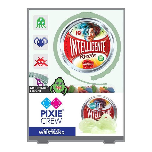 PIXIE CREW Silikonový náramek svítící ve tmě s pixelart příšerkami s dárkem (obrázek 4)