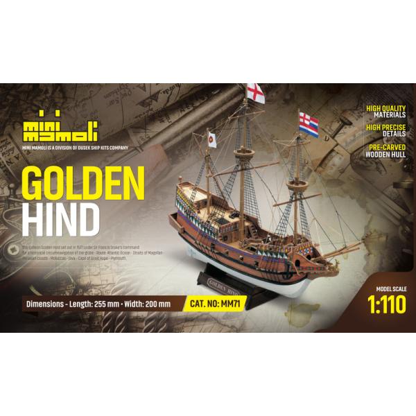 MINI MAMOLI Golden Hind 1:110 kit