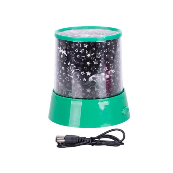 Dinoworld lampička/projektor 12cm 360° na baterie se světlem měnícím barvu