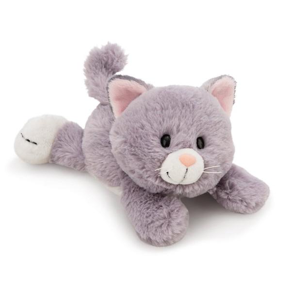 NICI plyš Mačka šedá 20cm, ležiaca GREEN