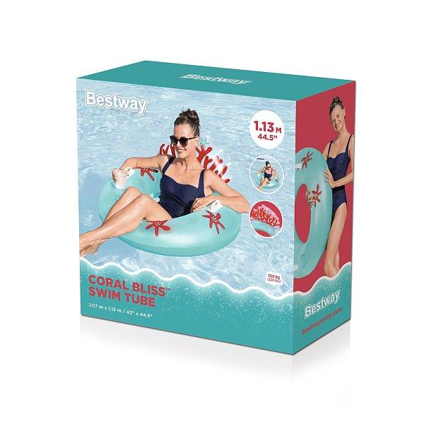 Bestway Nafukovací kruh Coral Bliss, průměr 107 cm (obrázek 5)