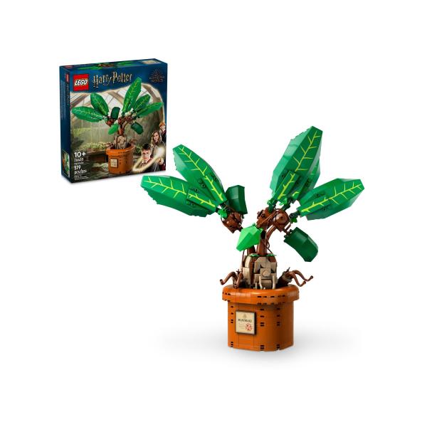 Lego Harry Potter MandráGora, Figura Coleccionable De Planta Y Maceta Como DecoracióN Del Dormitorio Y EstanteríA, Regalo Para NiñAs Y NiñOs Fans, Juguete De ConstruccióN 76433-image