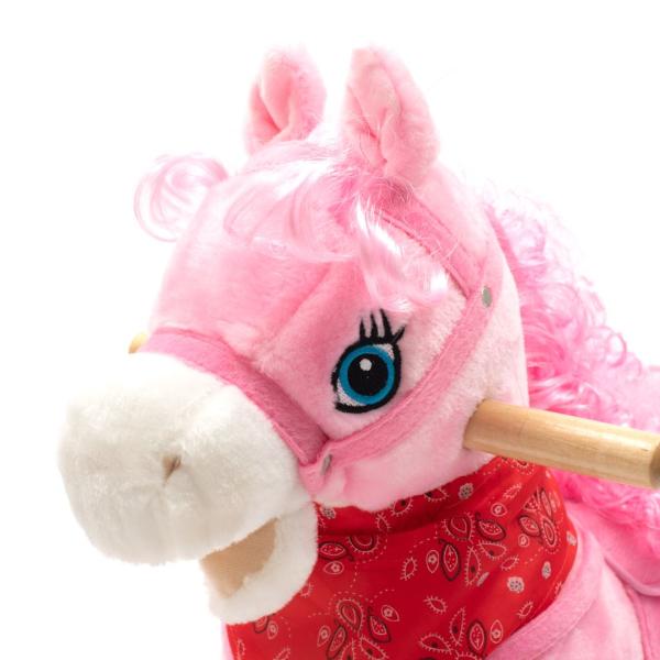 Houpací kůň s melodií a šátkem Baby Mix Hvězdička