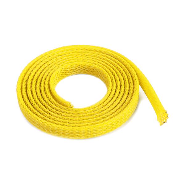 Cavo di protezione treccia 6mm giallo (1m)