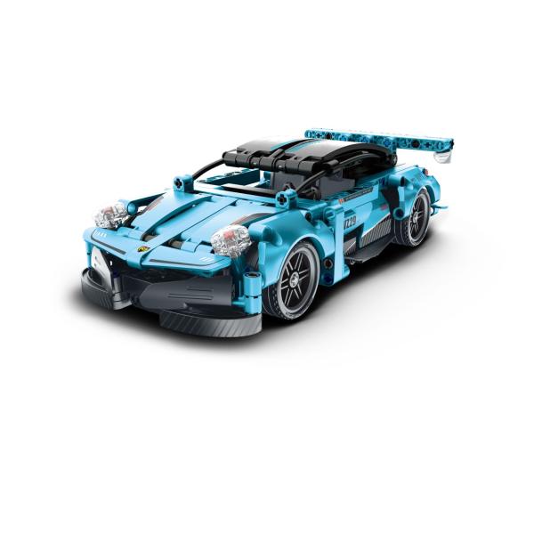 iM.MASTER Stavebnice 2v1 auto na zpětné natažení plast 293 dílků (obrázek 5)