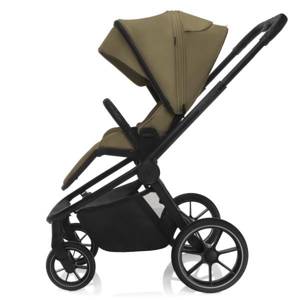 Sada sportovní kočárek Move Cross 5 + hluboká korba XL 5 + adaptéry, Toffee Brown (obrázek 8)