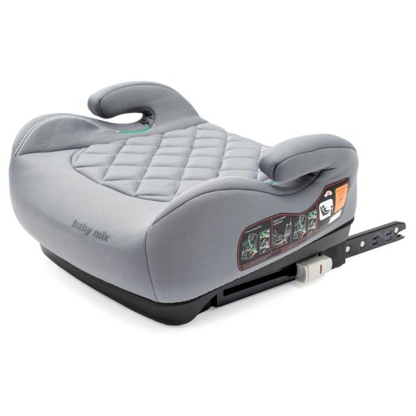 Autosedačka-podsedák BABY MIX HERO Plus ISOFIX I-SIZE šedá (obrázek 3)