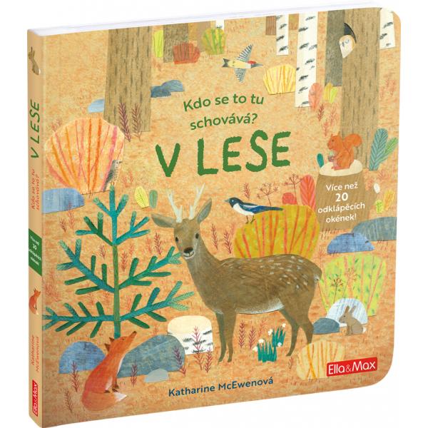 Kto sa tu skrýva? V lese - Knižka s odklápacími okienkami