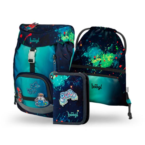 BAAGL SADA 3 Airy Chill: batoh, peračník, vrecko