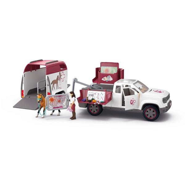 Schleich Mobilní veterinář s přívěsem