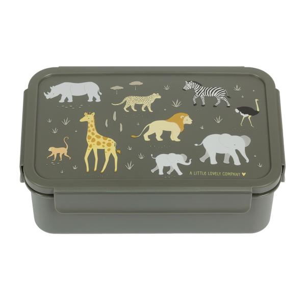 A Little Lovely Company - box na desiatu - zvieratá zo savany