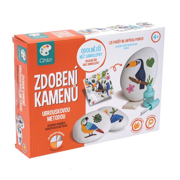 ARTO Zdobenie kameňov - servítkovou metódou