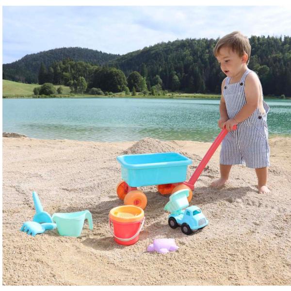 Ecoiffier Vozík s konvičkou a setem do písku (obrázek 3)