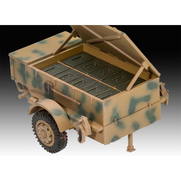 ModelSet military 63293 - sWS s Flak43 a Sd.Ah58 Ammo Trailer (1:72) (obrázek 7)