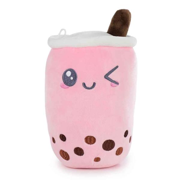 KAWAII BUBBLE TEA růžová plyšová hračka 22cm