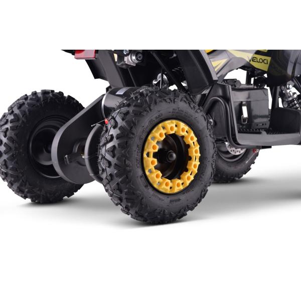 Elektrická čtyřkolka pro děti Beneo Motors Veloci žlutá - 800W (obrázek 3)