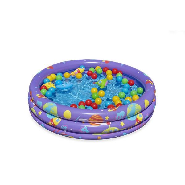 Bestway Nafukovací bazének Intergalactic surprise s balónky (50ks), 102x25 cm (obrázek 4)