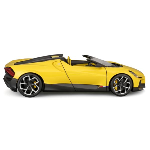 Bburago 1:18 TOP - Bugatti Mistral - Žlutá (obrázek 3)