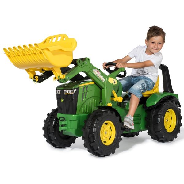 Rollytoys Šlapací traktor X-Trac John Deere Premium s předním nakladačem (obrázek 3)