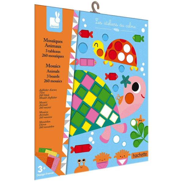 Janod Atelier mozaika Zvířátka Sada Mini 3+