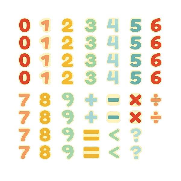 Hape Numeri Magnetici In Legno, Giocattolo Didattico In Legno Per Bambini Dai 3 Anni In Su-image