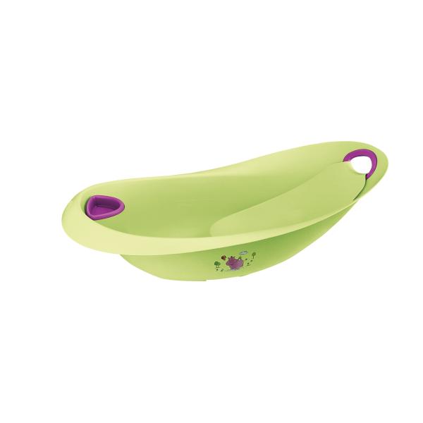 Dětská vanička 87cm s integrovaným lehátkem "Hippo", Zelená