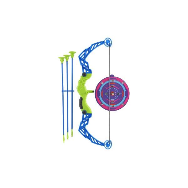 Luk 57cm + šípy s přísavkami plast 3ks + terč