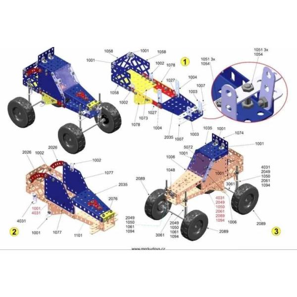 Stavebnice Merkur Vozidla M1.1 (obrázek 8)