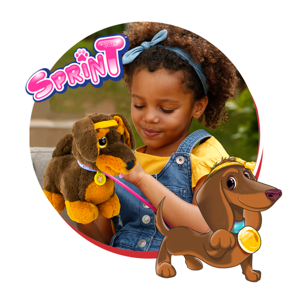 PLYŠIAKOV - SPRINT Interaktivní štěně JEZEVČÍK (obrázek 4)