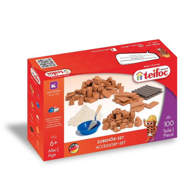 TEIFOC stavebnice Set doplňků 100 dílků