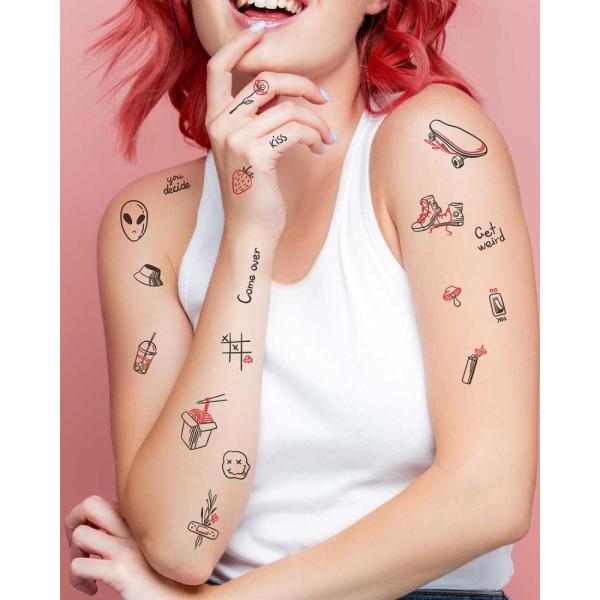 TATTonMe Voděodolné dočasné tetovačky Ve městě mix