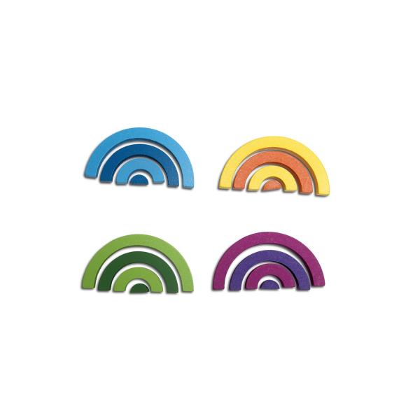 BS Toys Logická hra - skládáme duhu