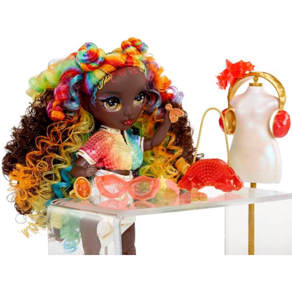 Rainbow High Creative Crystals panenka – Iris Bow