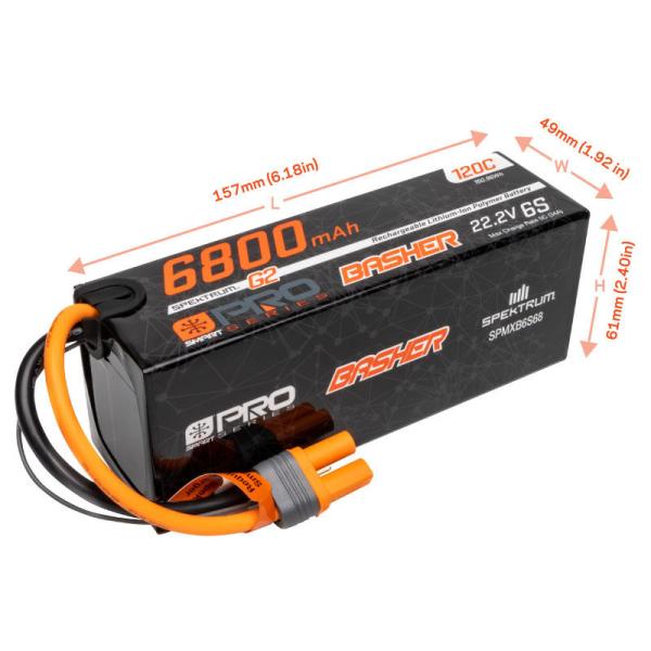 Spektrum Smart G2 Pro LiPo 22.2V 6800mAh 120C IC5 (obrázek 3)
