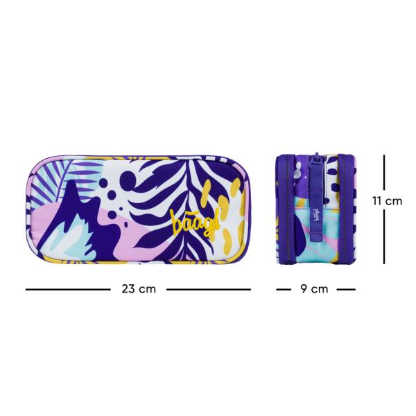 BAAGL Studentský peračník etui Fialový