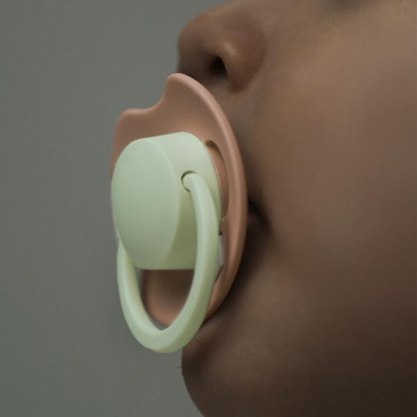 LOVI Dudlík svítící silikonový dynamický Prime 0-6m 1ks Blush